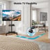 TV Stand for 23-60 Inch LCD LED with Laptop Shelf 400x400mm