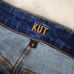 NWT Kut From The Kloth Giget Frayed Hem High Waisted Dark Denim Jean Shorts