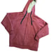 Ariat REAL Sherpa Full Zip Hoodie In a Womens Medium in Heathered Burgundy