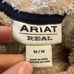 Ariat REAL Sherpa Full Zip Hoodie In a Womens Medium in Heathered Burgundy