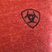 Ariat REAL Sherpa Full Zip Hoodie In a Womens Medium in Heathered Burgundy