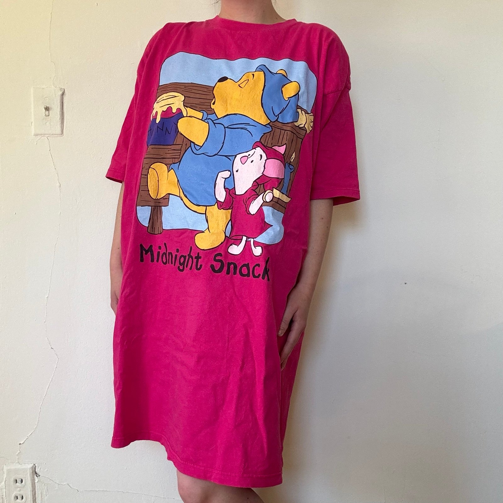 Vintage Pooh Oversized Pajama Top