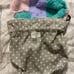BEAUTIFUL MAUI MINKY Reversible BUCKET Pouch Bag