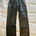 Abercrombie vegan leather 90’s straight pants