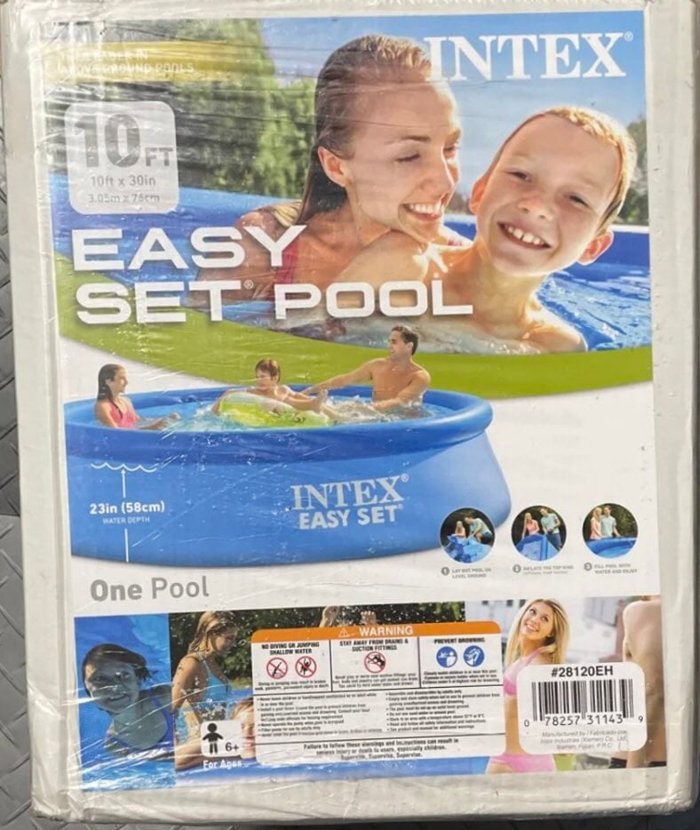 Intex 10x 30 above ground pool