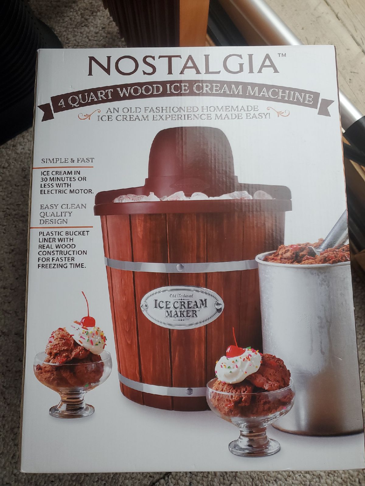 Nostalgia Electric Ice Cream Maker