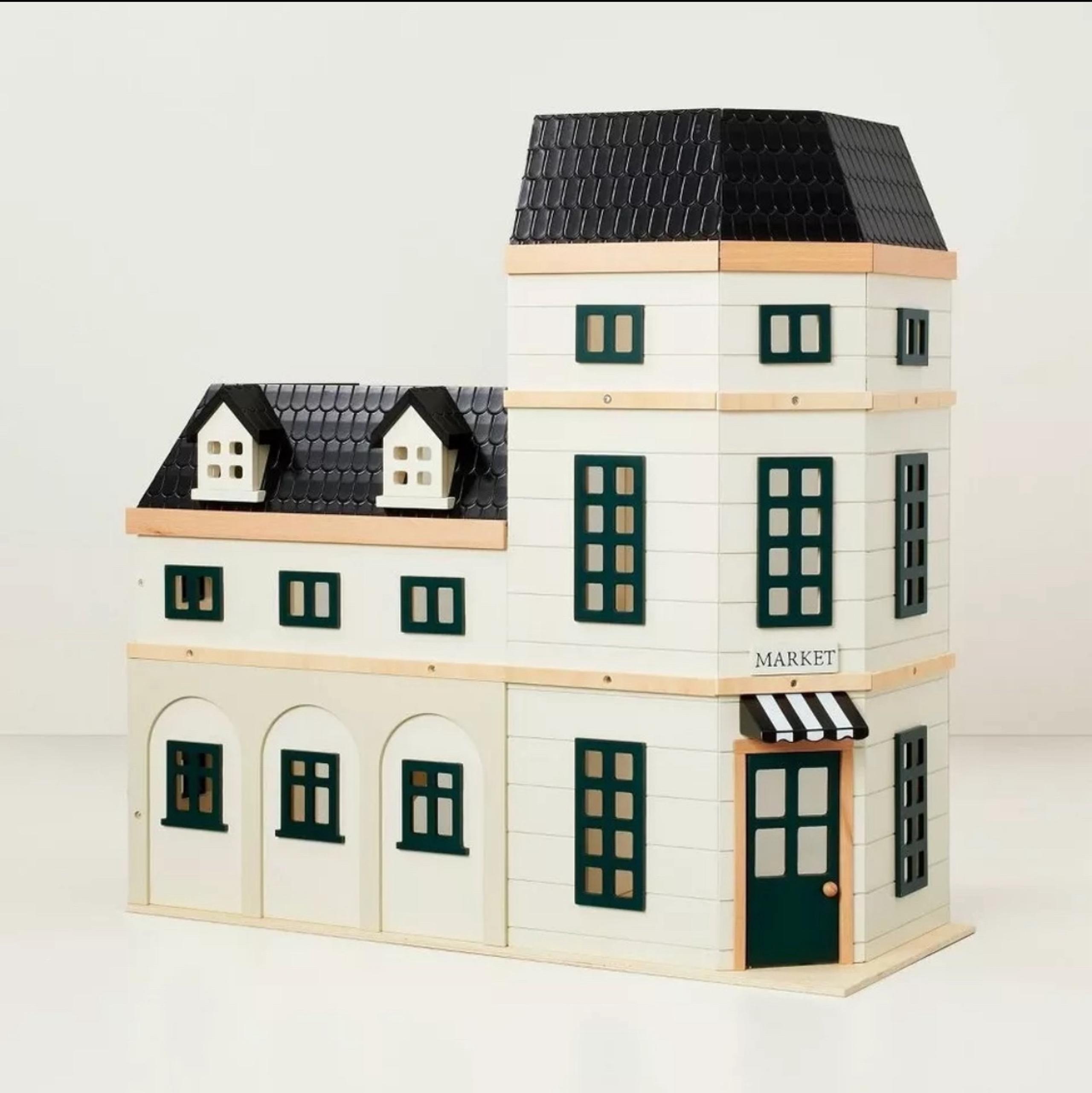Hearth & Hand with Magnolia Wood Doll House Toy Apartment Building