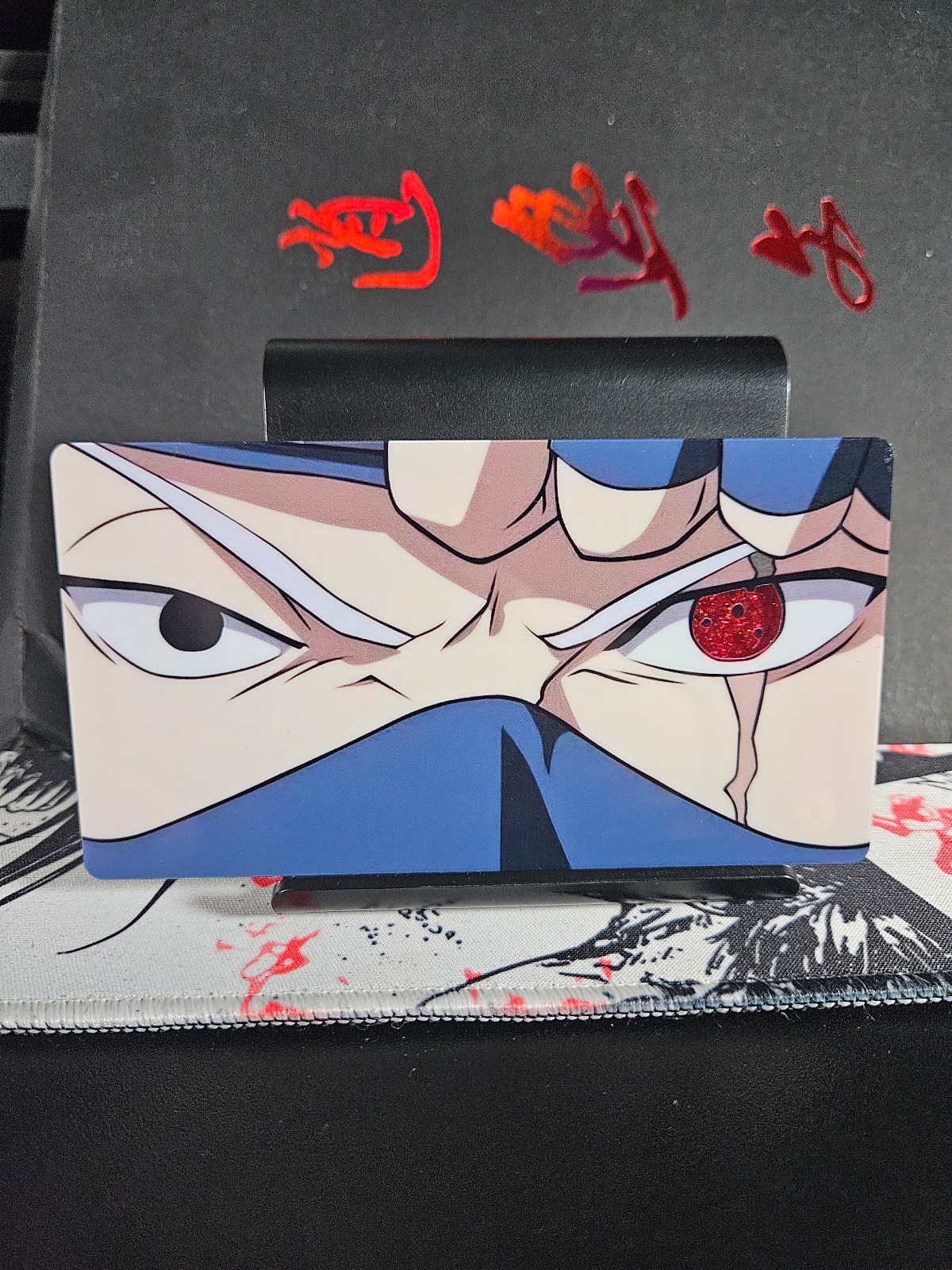 Kakashi Globe Eyes Naruto Glitter Sand Custom