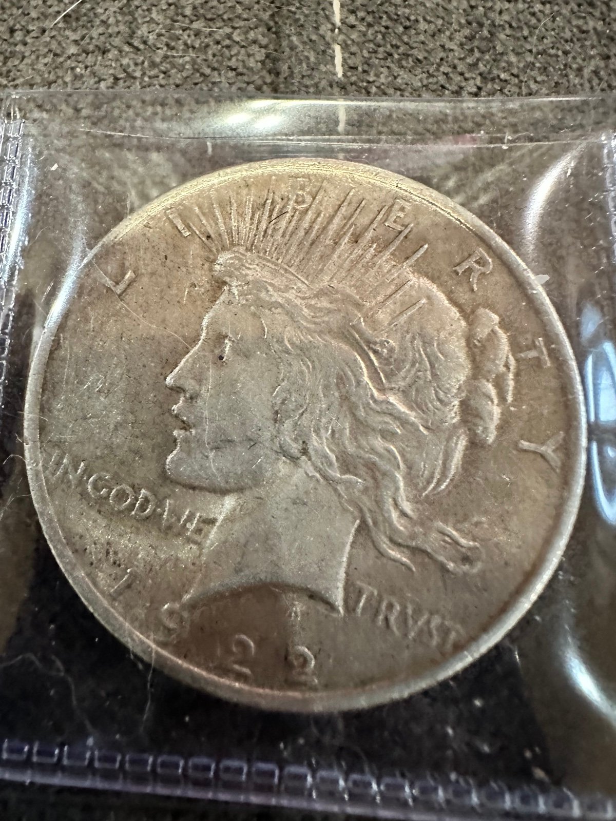 United States 1922 P Peace Dollar 90% Silver 1 Coin