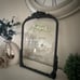 Black shabby chic Frame 18”x27” new