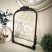 Black shabby chic Frame 18”x27” new