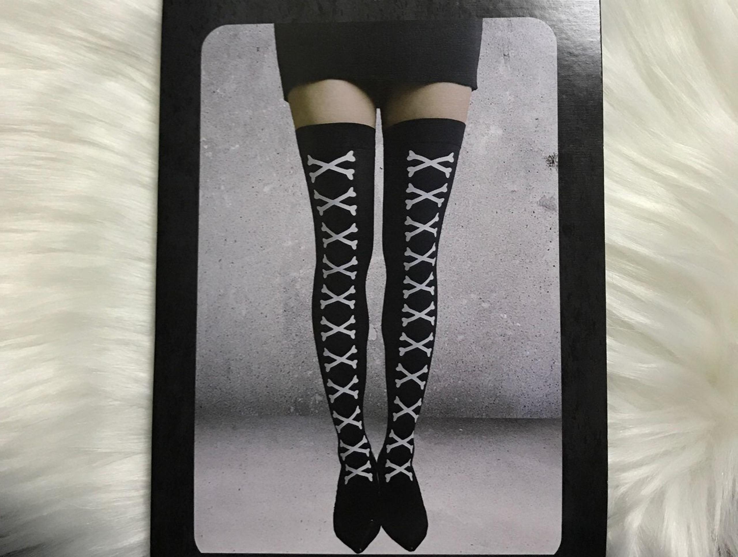 knee high socks bones