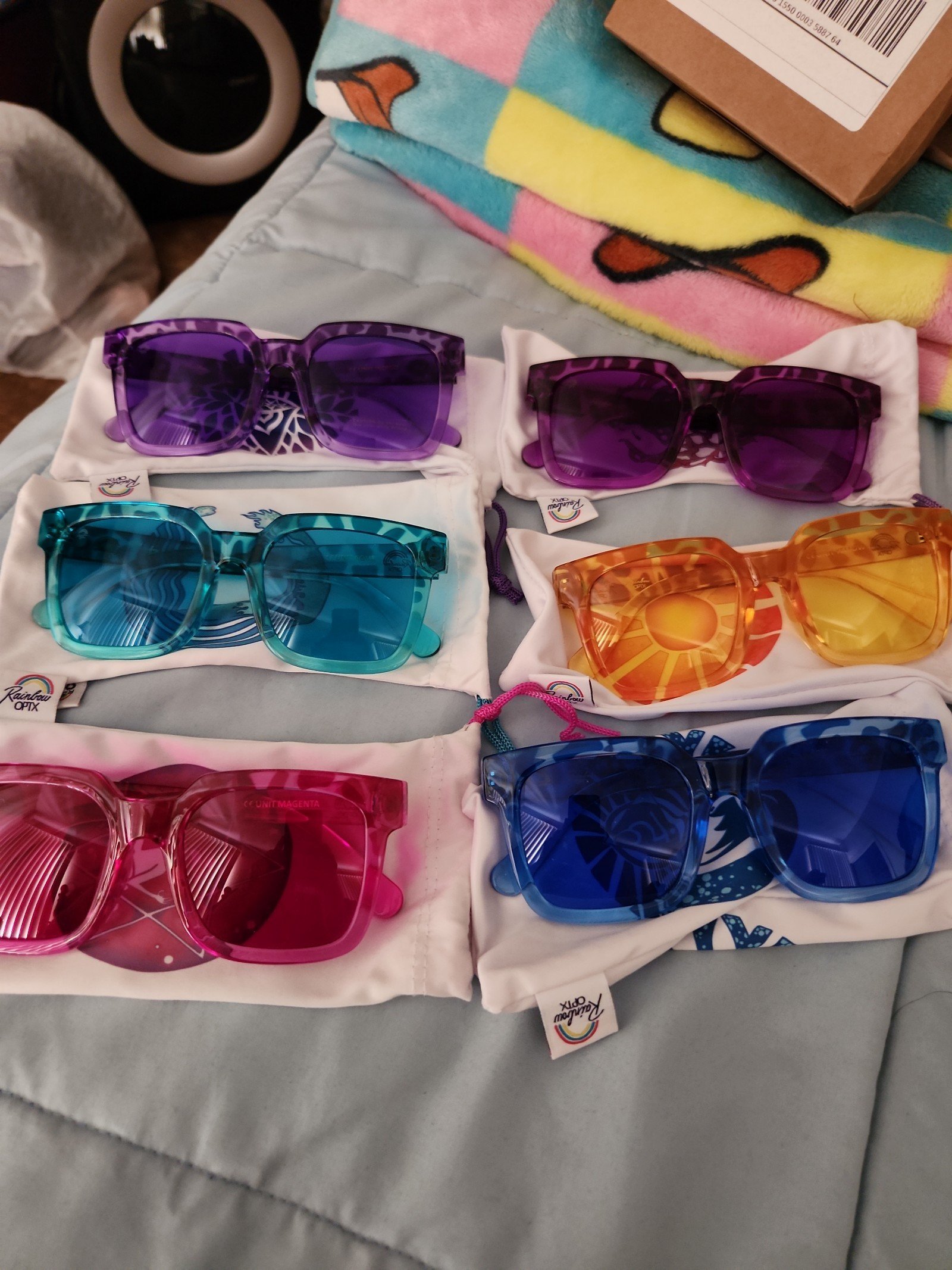 6 Pairs Rainbow Optx. 2 pairs NWT Others hardly used