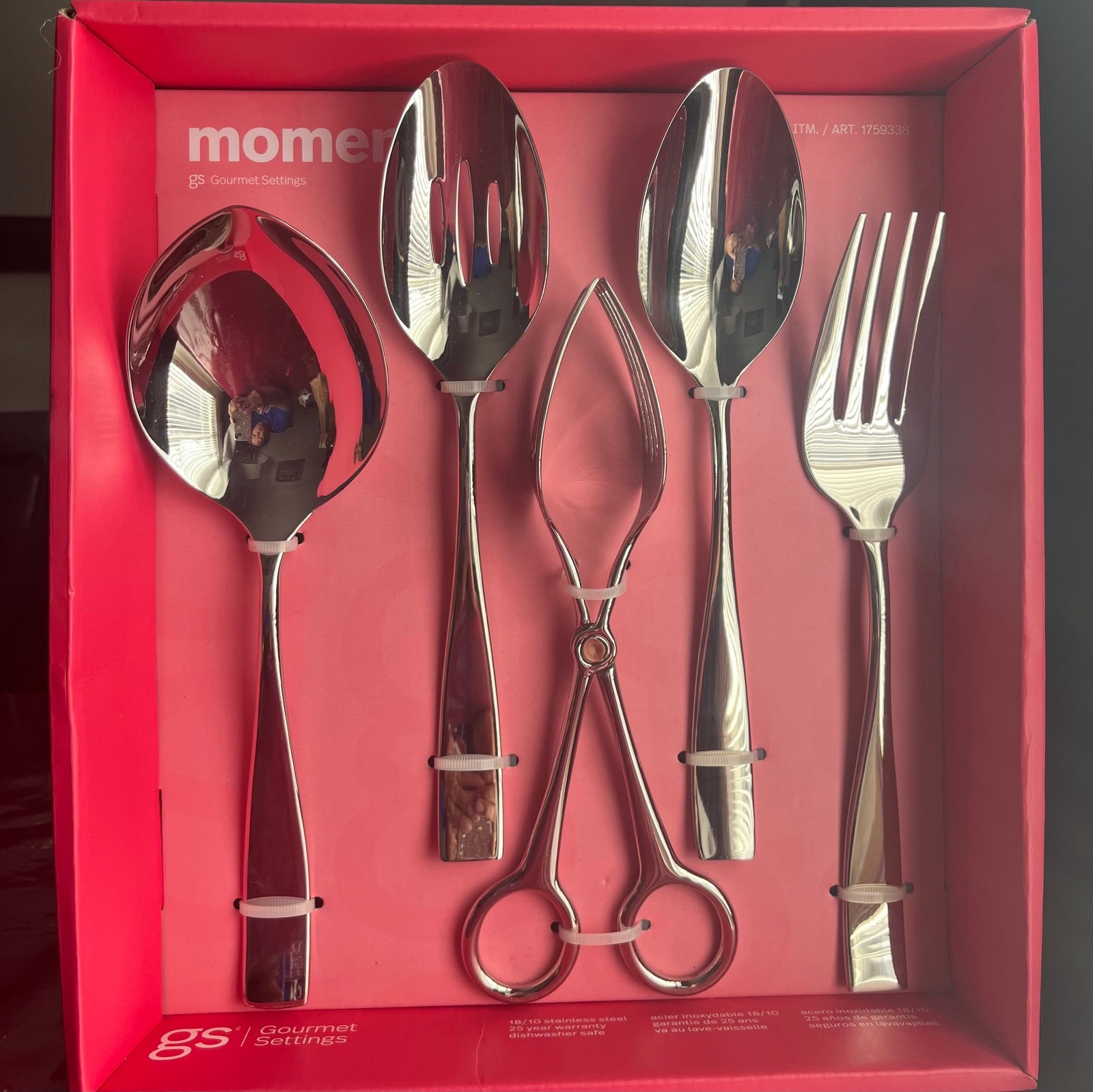 Gourmet Settings Moments 5-piece Classic Serving Set 18/10 Stainless Steel