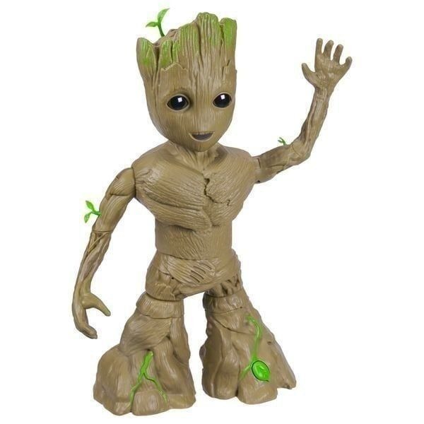 Marvel Studios I Am Groot Groove 'N Grow Groot, 13.5-Inch Interactive Action Fi