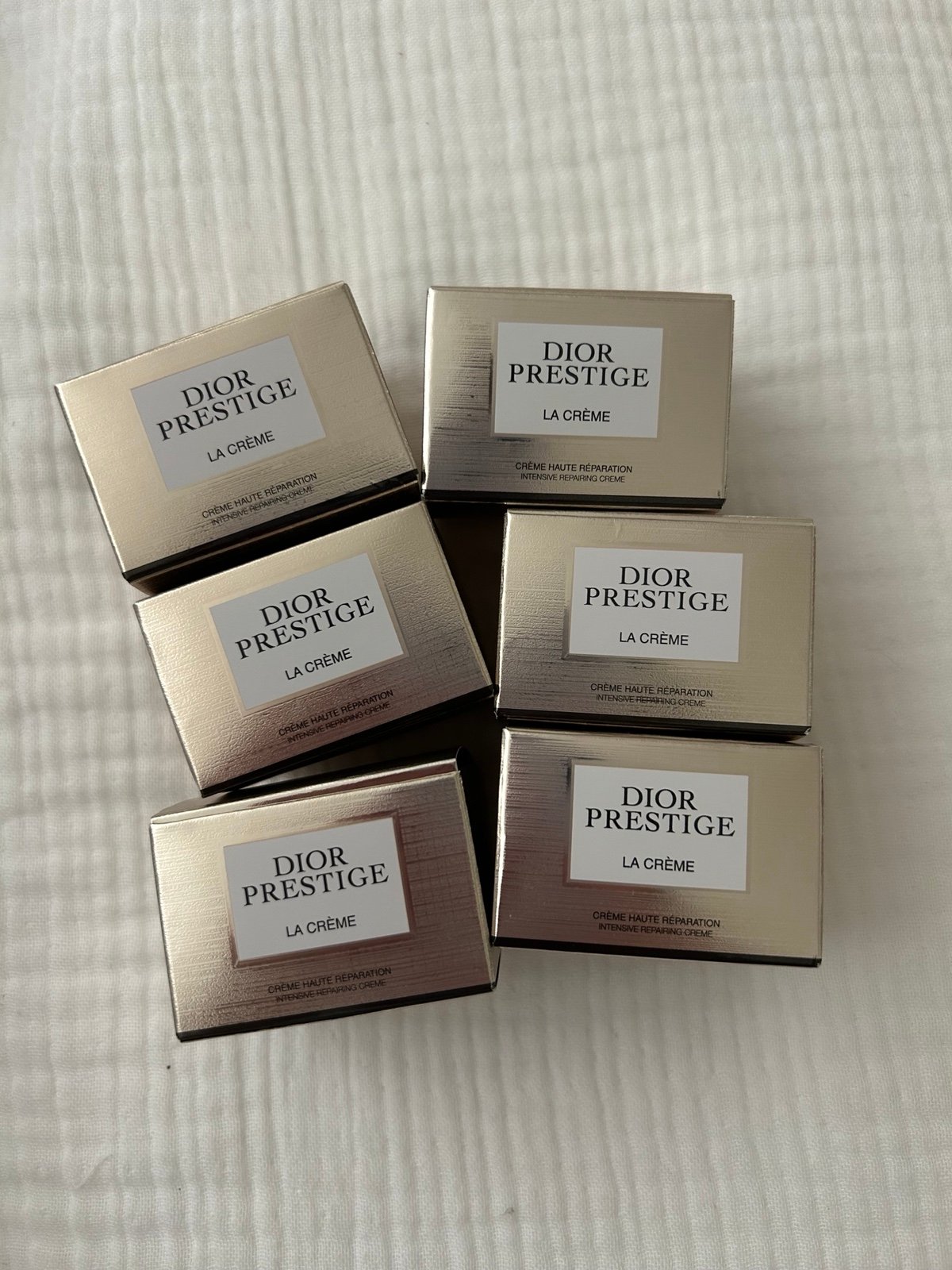 (6) Dior Prestige La Crème Mini Size 0.17oz/5ML