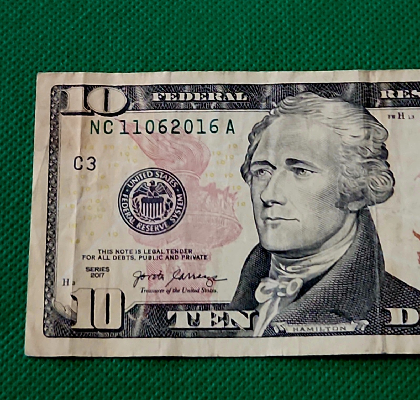 Fancy Serial Number TRUE Date Note Birthday/Anniversary 11062016