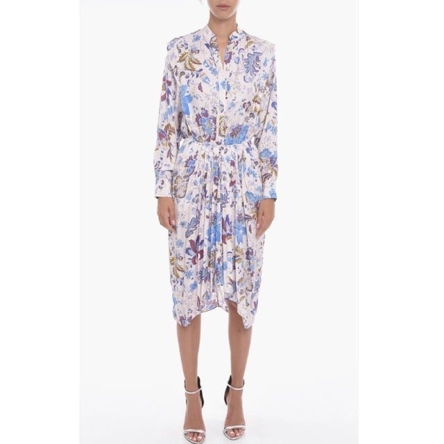Isabel Marant Etoile Okleya Floral Print Midi Dress