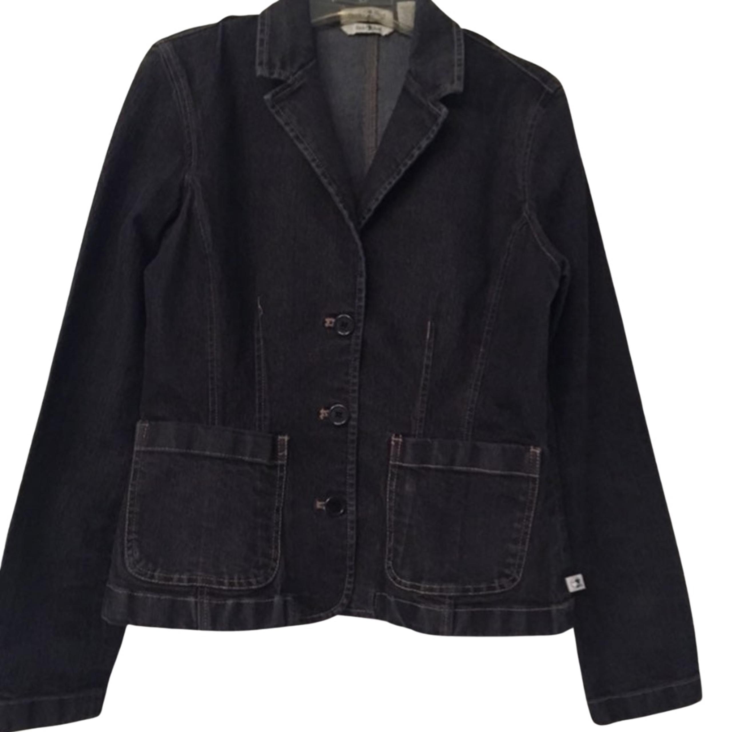 Black Denim Jacket – Size 6 - Duck Head
