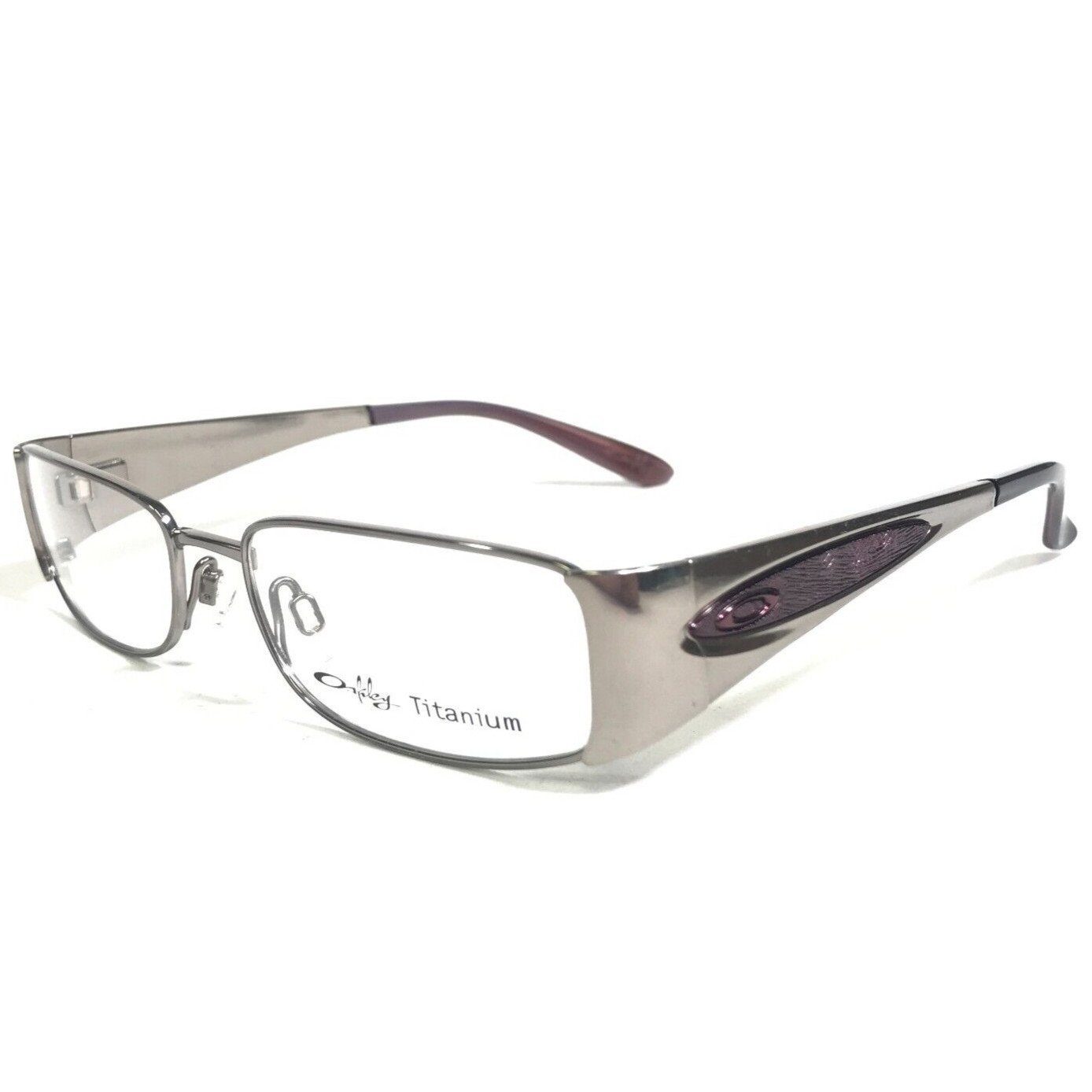 Oakley Eyeglasses Anecdote OX5065-0450 Polished Chrome Grey Purple 50-16-140