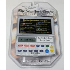 New York Times Trivia Quiz Excalibur Electronic Digital Handheld Game 2003