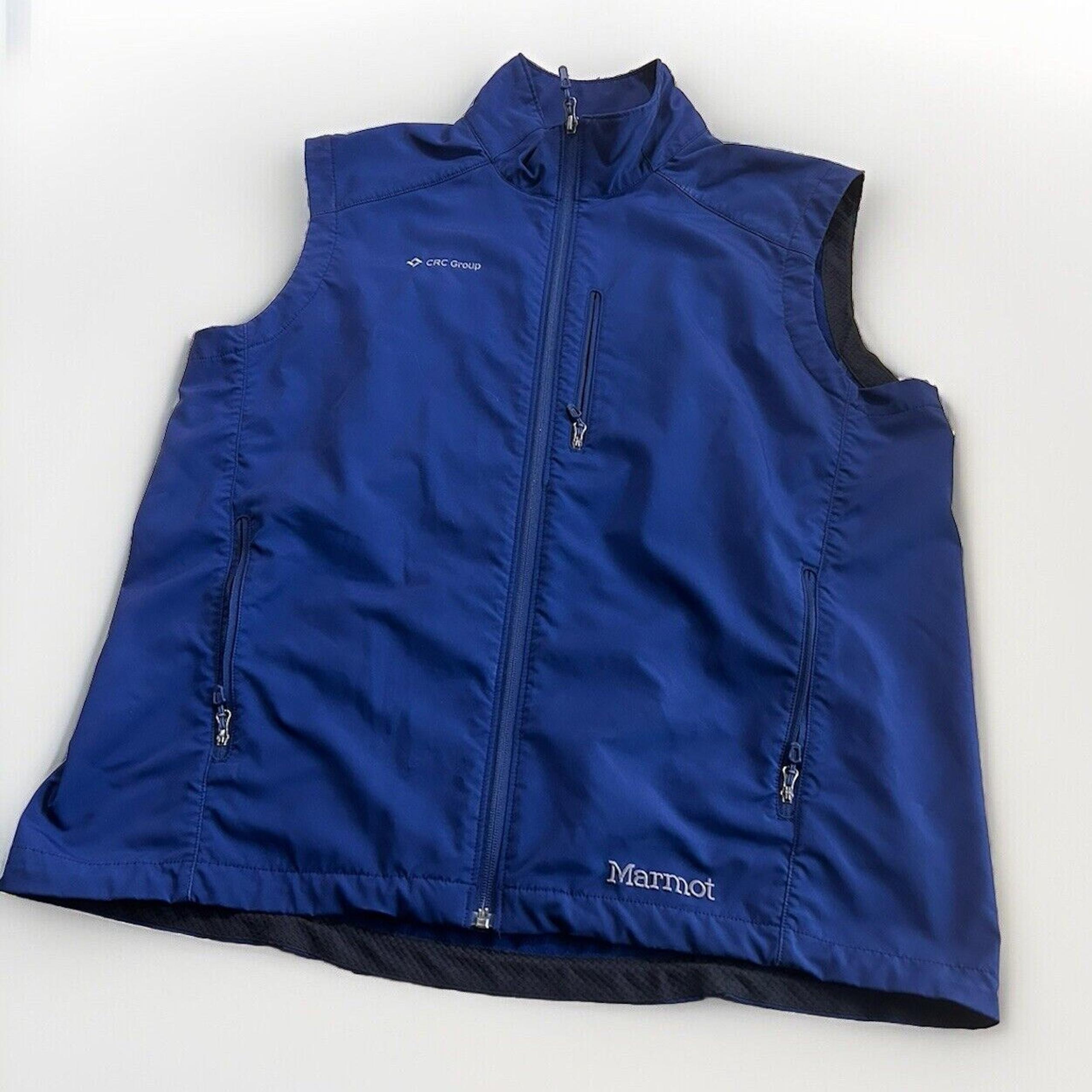 Marmot Approach Soft Shell Full Zip Vest Men’s XL Outdoors EMBROIDERED