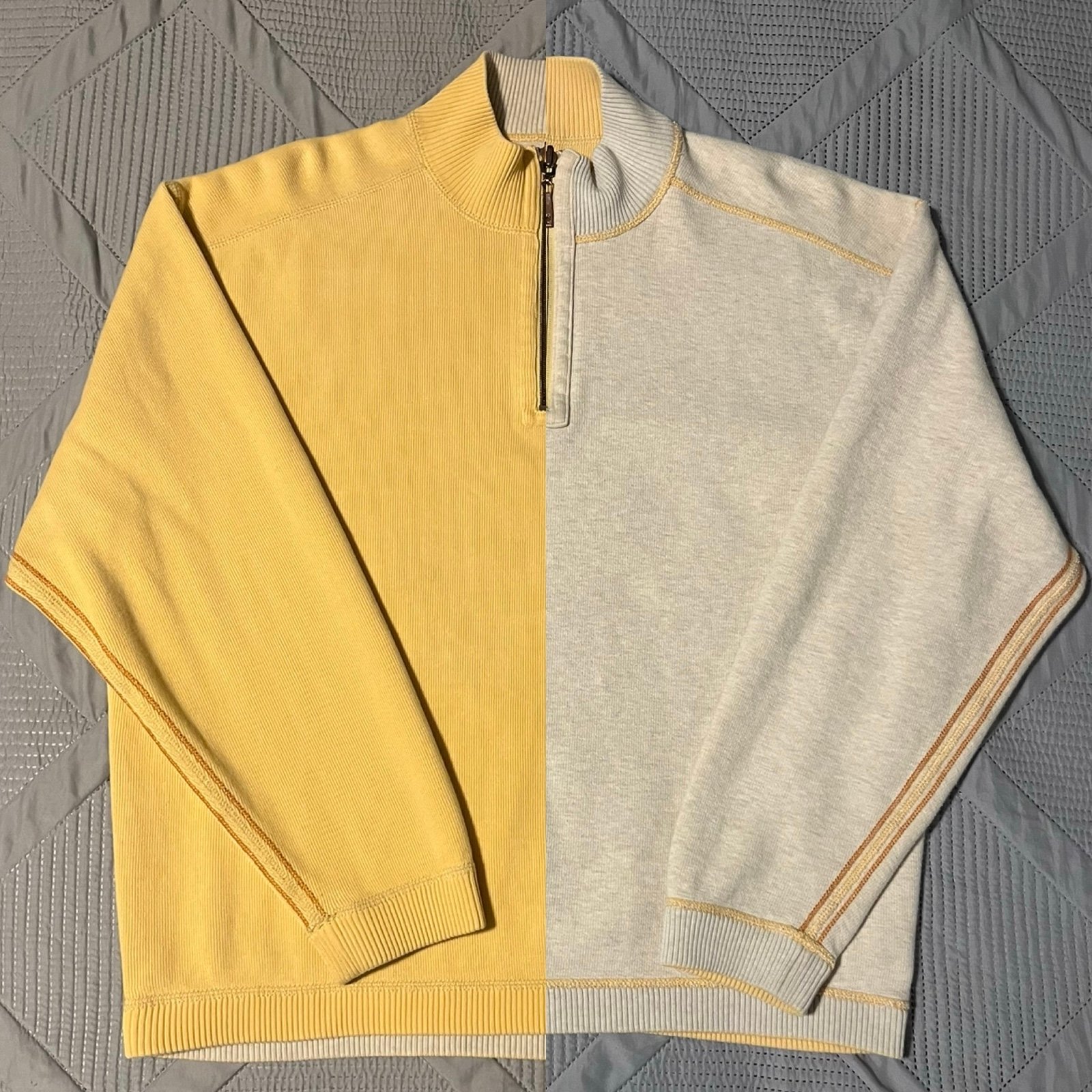 Vintage Tommy Bahama Mens Reversible Pullover (L)