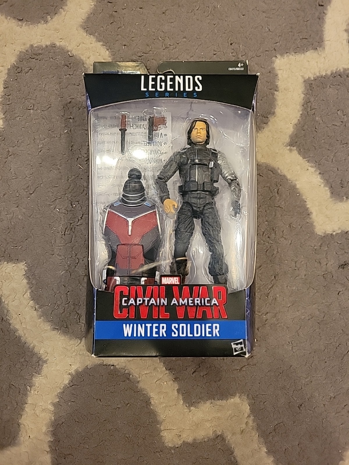 Marvel Legends 2016 Civil War Winter Soldier Giant Man BAF 6 Figure Open Box EU