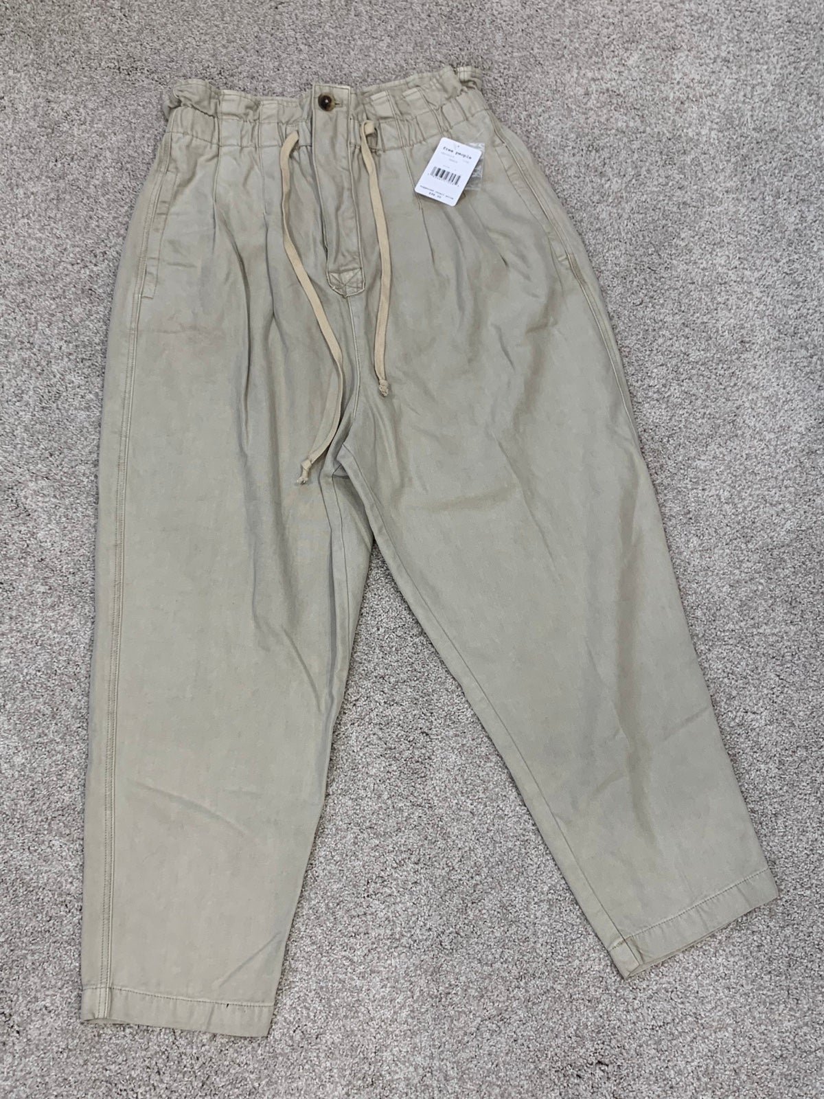 Free People Margate Pleated Trouser Pants NWT Casual Wide Leg