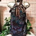 NWT Hale Bob Silk/Velour Sequin Halter Top with Tie Front XS