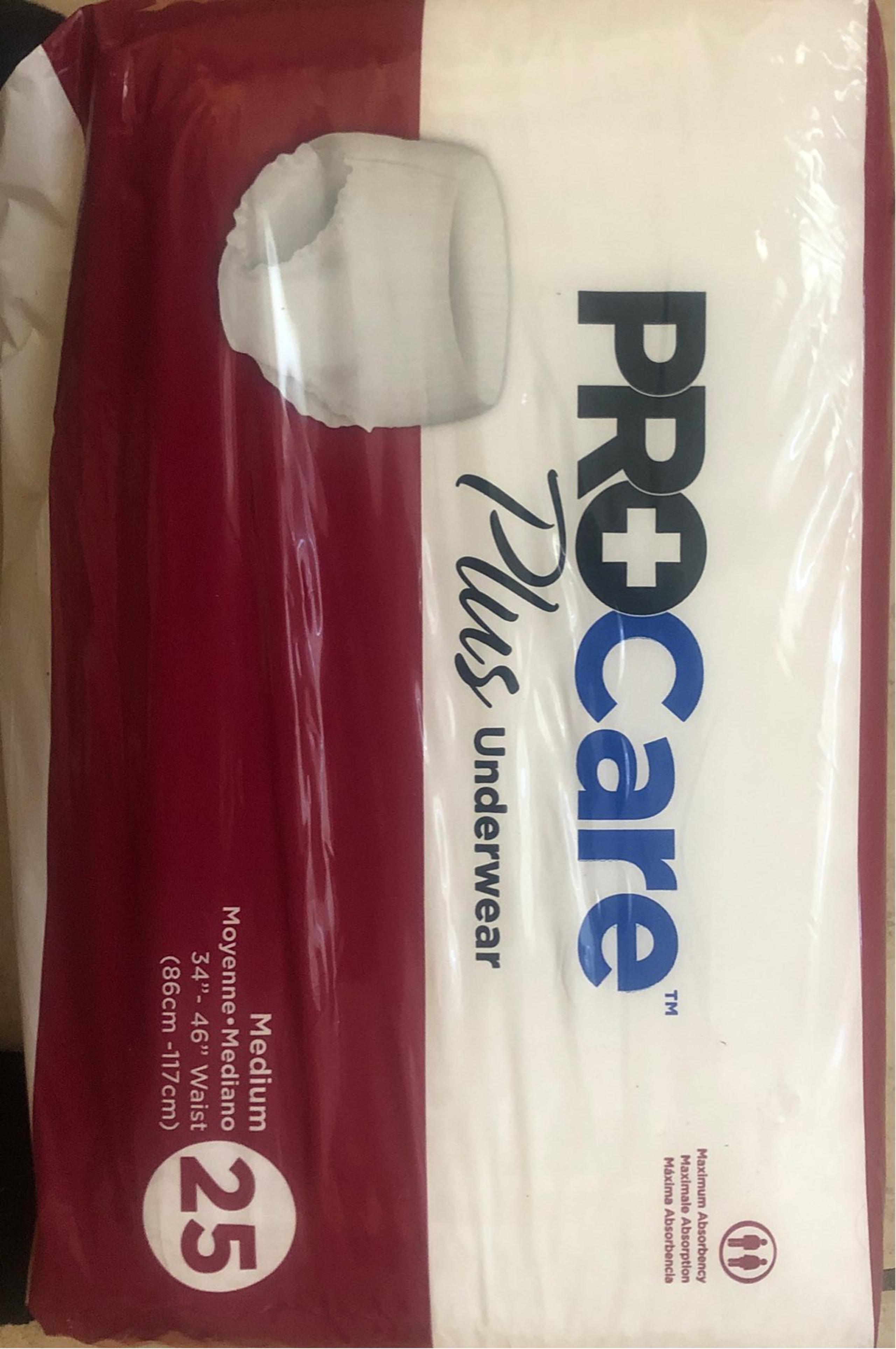 Adult procare plus underwear