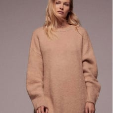 Zara Oversized knit dress with tie