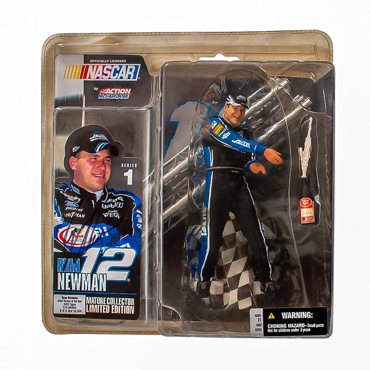 VTG Ryan Newman Rookie Year Series 1 Autographed Action Figure McFarlane Toys