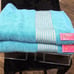 Juicy Couture Home Striped Plush Oversized Bath Towels