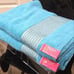 Juicy Couture Home Striped Plush Oversized Bath Towels