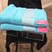 Juicy Couture Home Striped Plush Oversized Bath Towels