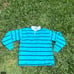 Vintage Lacoste Izod Polo Rugby Long Sleeve Golf Shirt size XL made in the USA