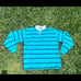 Vintage Lacoste Izod Polo Rugby Long Sleeve Golf Shirt size XL made in the USA