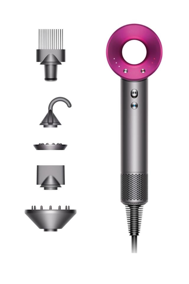 Dyson Supersonic Hair Dryer in Iron/ Fuchsia