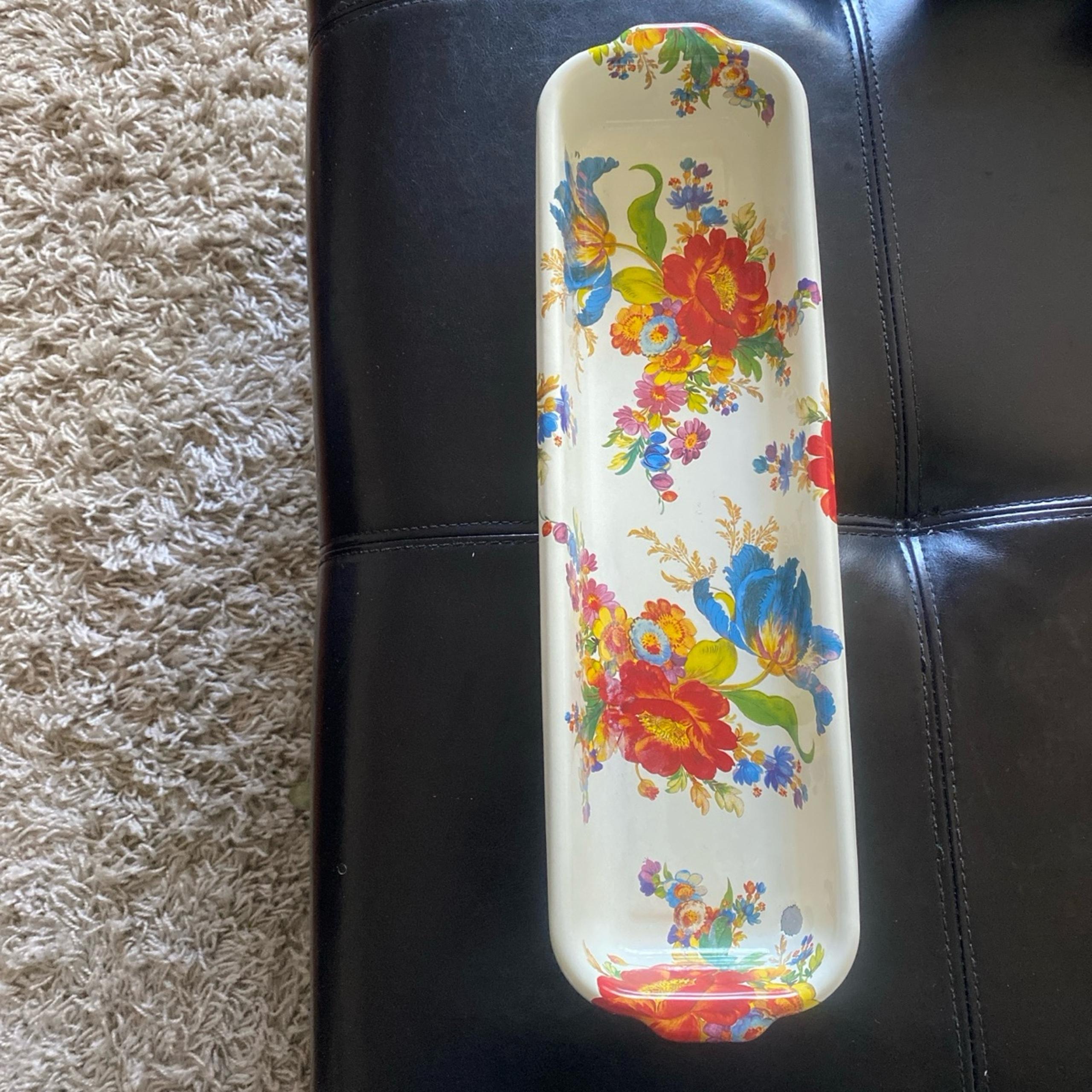 Mackenzie Childs Flower Market Baguette Dish