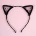 Sexy Black Kitty Lingerie Set + Cat Ears Headband as a Gift