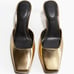 H&M SQUARE-TOE MULES