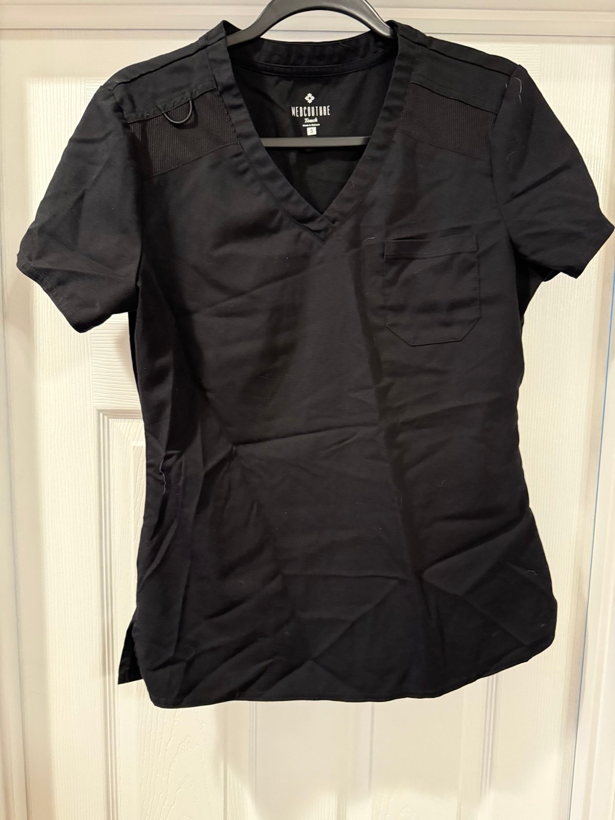 Medcouture Black Scrub Set