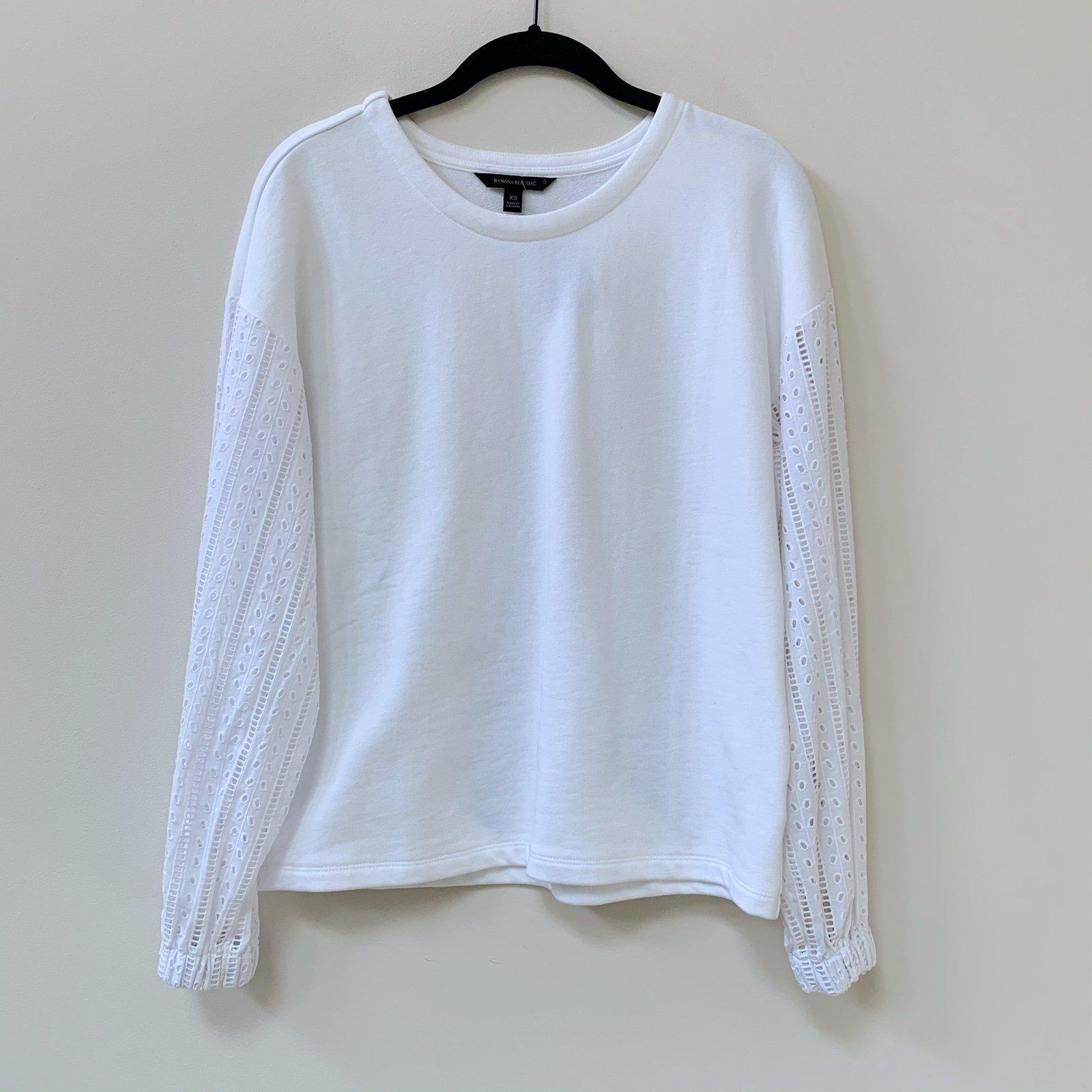 Banana Republic Eyelet Sweatshirt