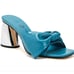 Katy Perry's THE TIMMER BOW SANDAL heels shoes deep blue 7M