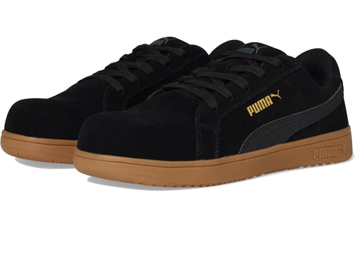 PUMA Iconic Suede Low EH SAFETY STEEL TOE WORK SHOES **READ DESC**