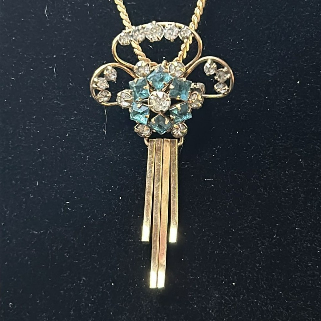 VINTAGE | M&S Phyllis | Necklace Brooch | 12k Gold Filled