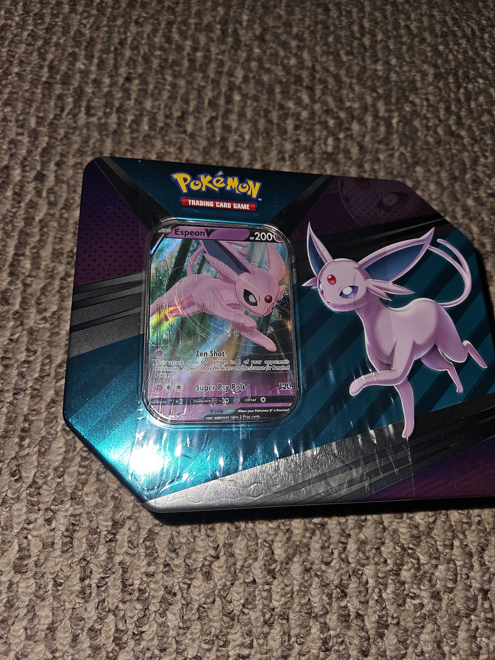 Pokemon Espeon V Heroes Tin