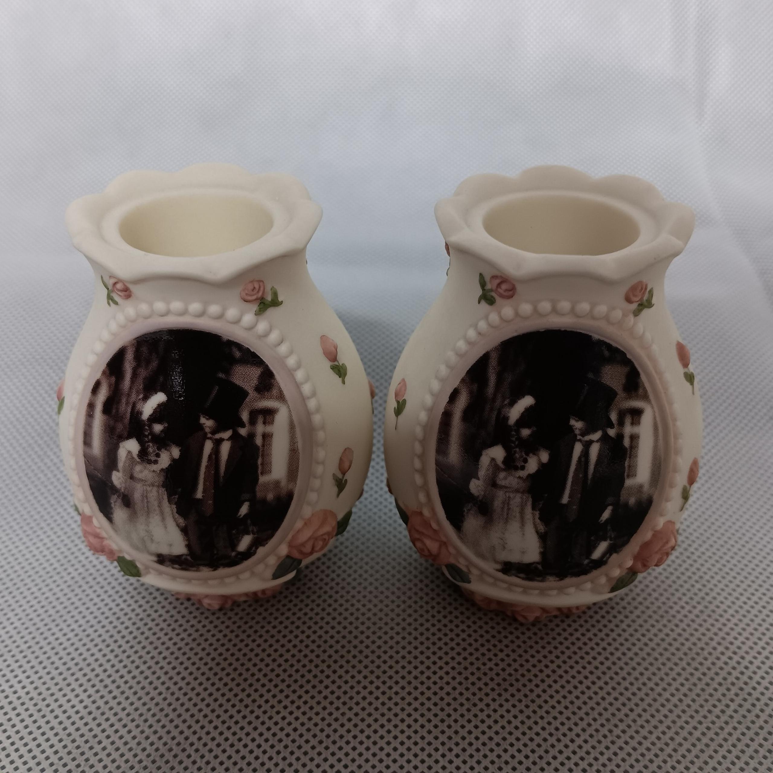 Enesco Promises Of Love Candle Taper Holders 2