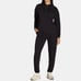 NEW Women 2 piece sweatsuit set Pull over Hoodie w Jogger Pants Black XL